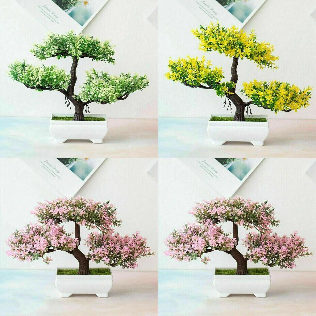 Fantastisk Bonsai Simulering Konstgjord Tall i Kruka för Hem- och Kontorsinredning