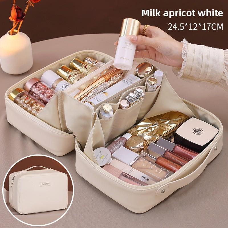 Urban Minimalist Makeup Bag With Waterproof Pu Material For Travel And Daily Use