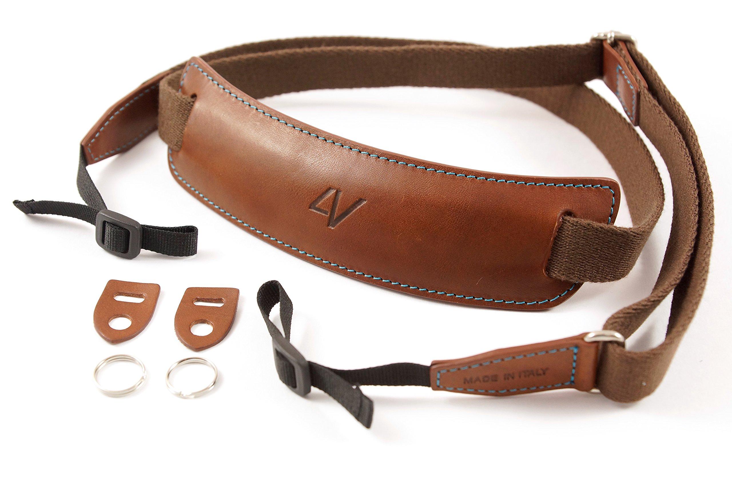 

4V DESIGN LUSSO БОЛЬШОЙ РЕМЕНЬ ДЛЯ КАМЕРЫ 4V Design Lusso Большой Ремень для Камеры (Коричневый/Циановый)