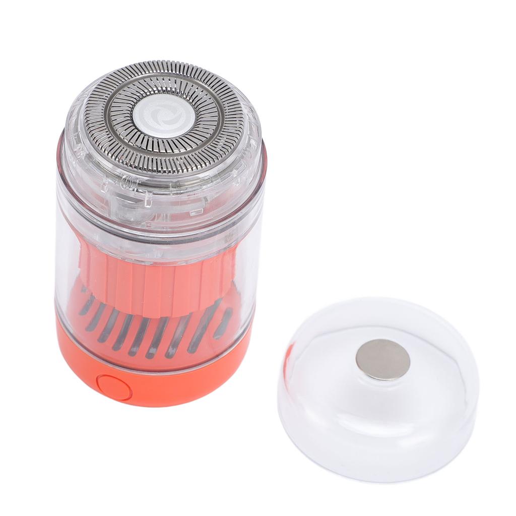 Mini Electric Trimmer for Men Fast Charging Transparent Body Ambient Lighting Pocket Size Electric T