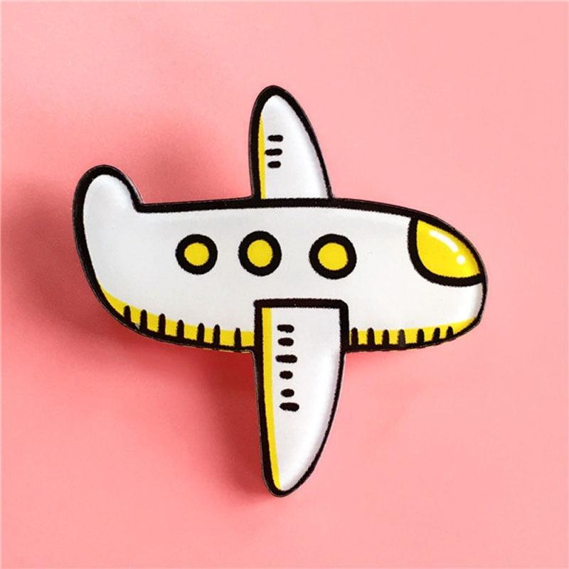 10pcs Badge Cartoon Badge Soft Mood Bag Accessories Cute Acrylic Brooch Ornaments