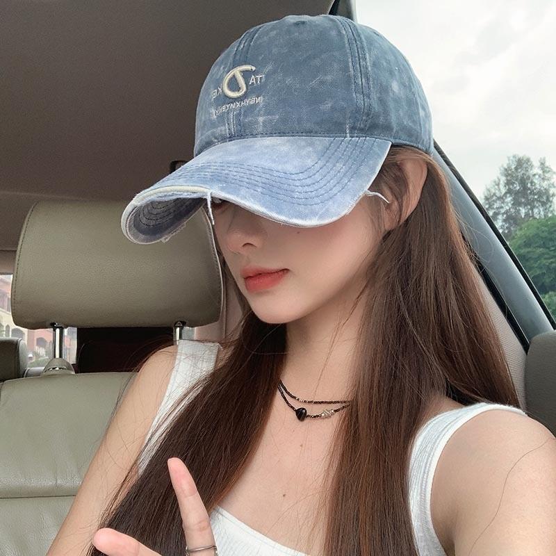 Spring Summer Embroidered Tiedye Baseball Cap With Adjustable Fit For Women And Men