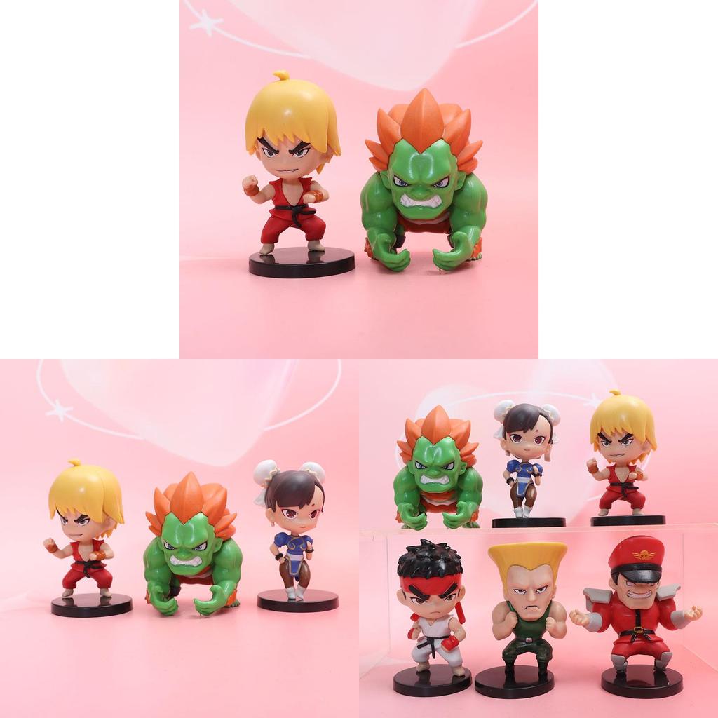 Street Fighter Pvc Figurine Set With Collectible Chunli And Ryu For Gaming Enthusiasts