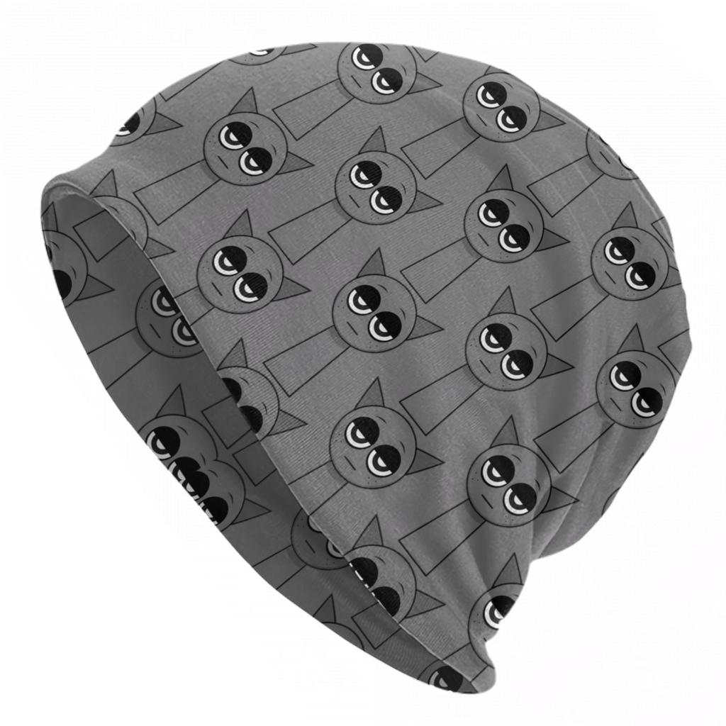Sprunki Cartoon Anime Caps  Hip Hop Adult Street Skullies Beanies Hat Spring Warm Head Wrap Bonnet Hats