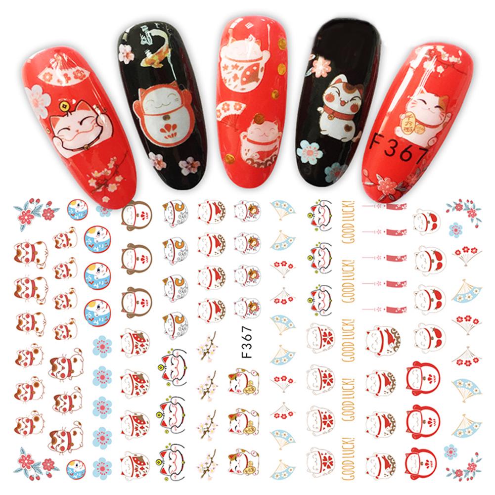 Chinese New Year Nail Art Sticker Women Decor Spring Festival Decal Manicure Gift