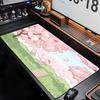 Gaming keyboardpad Office Soft Non-Slip Carpet Rubber Mice Pad New Models Cute Rabbit Pink Anime Mousepad Home HD Print Mousepad