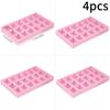 Hot Jewelry Organizer Velvet Jewelry Storage Tray Ring Bracelet Necklace Storage Box Showcase Drawer Organizer Trays Pink 4Pcs