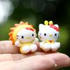 10pcs Creative Animal Design Hello Kitty Pen Cap Set For Desk Decor And Gift