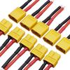 1 Pair XT60 Plug Female and Male Connector with 12/14AWG Silicon Wire for RC Lipo Battery Cable Drone