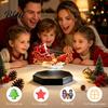 Creative Christmas Gift for Family Floating Santa Sleigh, Magnetic Levitation Flying Sleigh Ornament, Fun Holiday Collectors Display Home, Office,