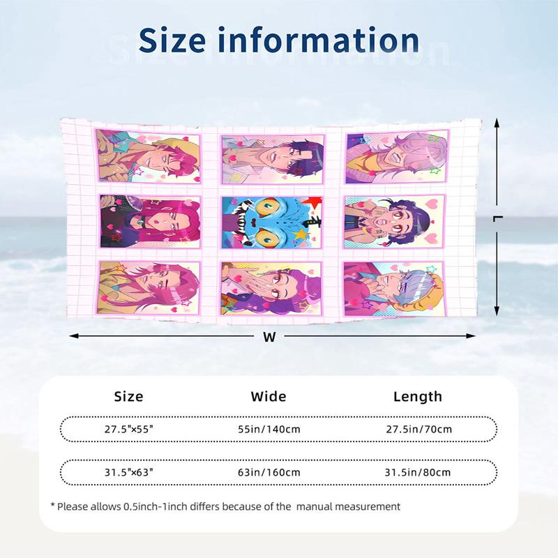 Kpop demon hunters Beach towels also serve as bath towels summer essential a musthave for the outdoors the beach and the pool