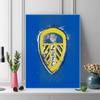 Leeds United team badge Pattern  3pcs 100% Round Full Drill 5D DIY Diamond Painting Embroidery Cross Stitch Rhinestone Décor