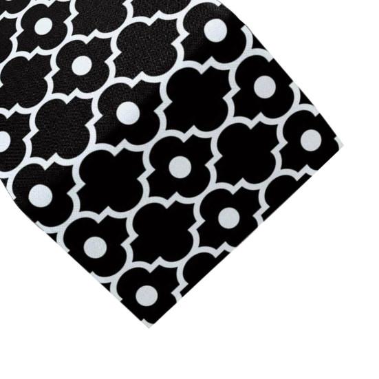 Decorative Table Cover for Home Modern Geometric Runner, Black And White Checkered Minimalist Decoration 72 Inch Striped Runner Dining Decor