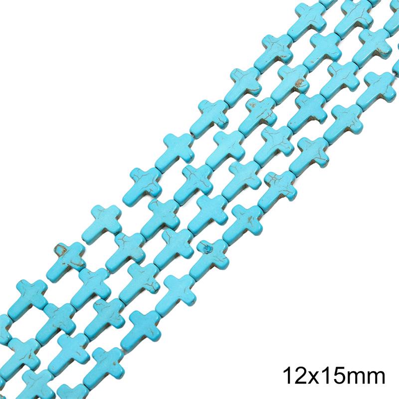 Synthetic Blue Turquoise Round Loose Beads for DIY Jewelry Accessories - Bracelets, Necklaces, Pendants