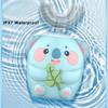 360 Degrees U Shaped Children Electric Toothbrush Cartoon for Kids Smart Automatic Sonic Toothbrush USB Charging Blue Light IPX7