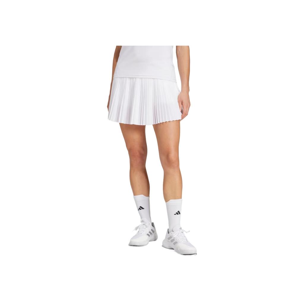 Adidas Tennis Climacool Club Comfortable Stylish Simple Versatile Solid Color Tennis Bottoms Women bottoms White JD6116