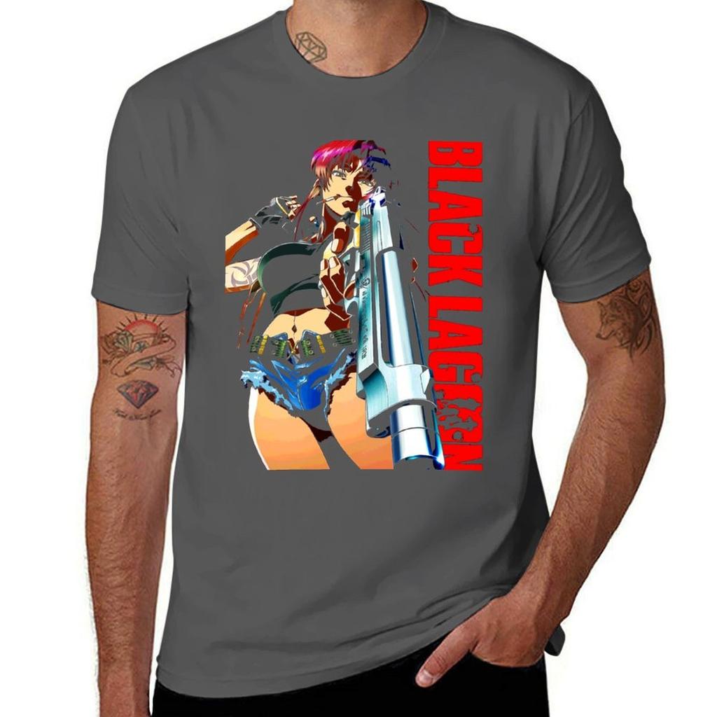 Black Lagoon Tshirt Lightweight Gym Training Tshirt