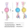 Durable Cotton Rope Knot Dog Toy - Bite-Resistant, Indestructible Molar Ball for Puppies