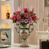 Europa Vintage Harz Vase Blumenarrangement Ornamente Haus Wohnzimmer Schreibtisch Einrichtung Dekoration Café Büro Zubehör Artikel