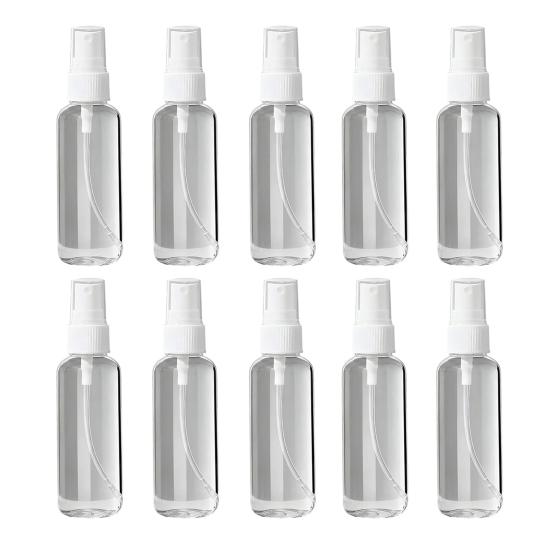 5/10/20Pcs 30/50/100ML Fine Mist Spray Bottle Set Leak-proof Mini Empty Bottle Portable Travel Clear Refillable Spray Bottle Container