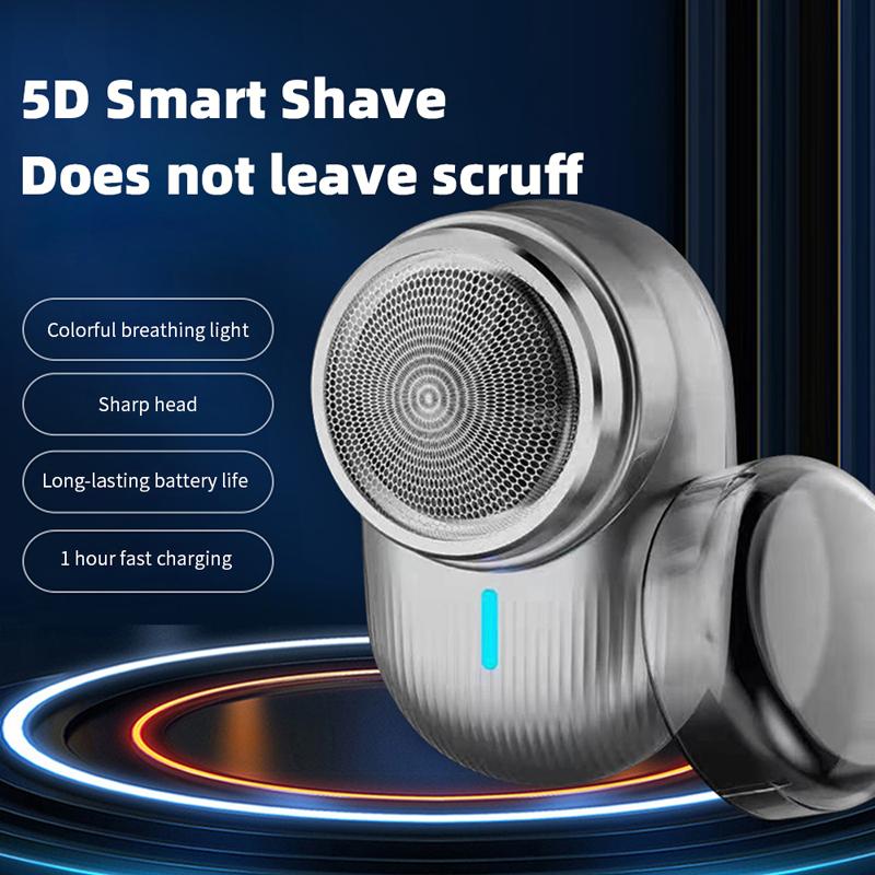 Men's electric shaver, mini portable shaver, painless shaving, trimmer, razor, facial, beard, travel, office, home use.