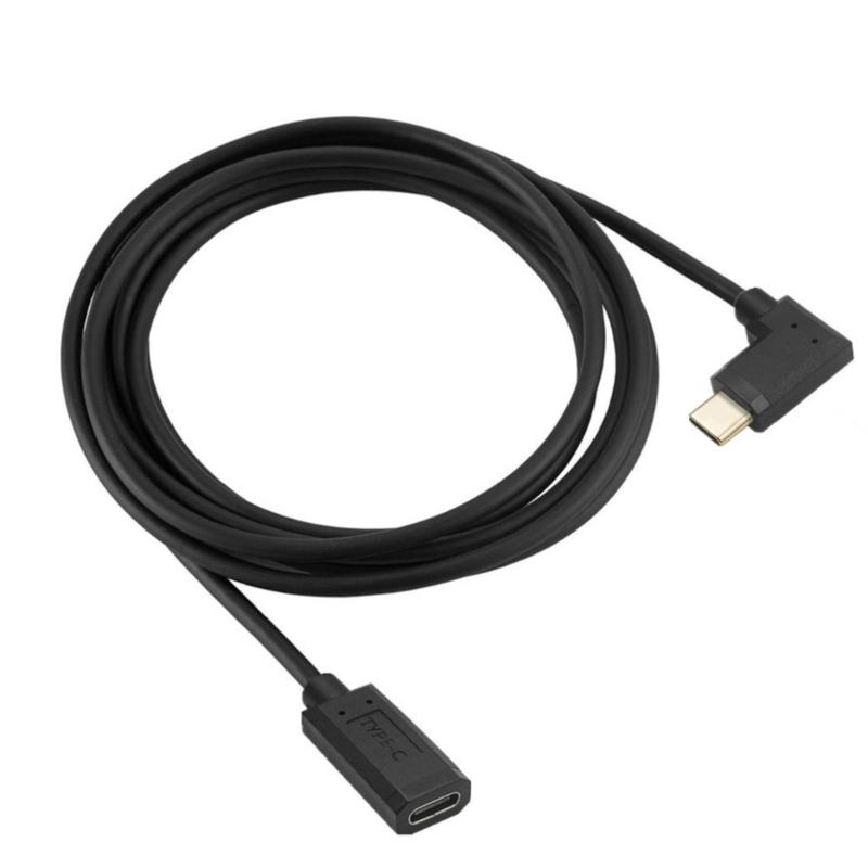 10Gbps Right Angle USB Type C to USB C Cable Fast Charging Cord Connector Data Transfer Cable for Mobile Phone Laptop