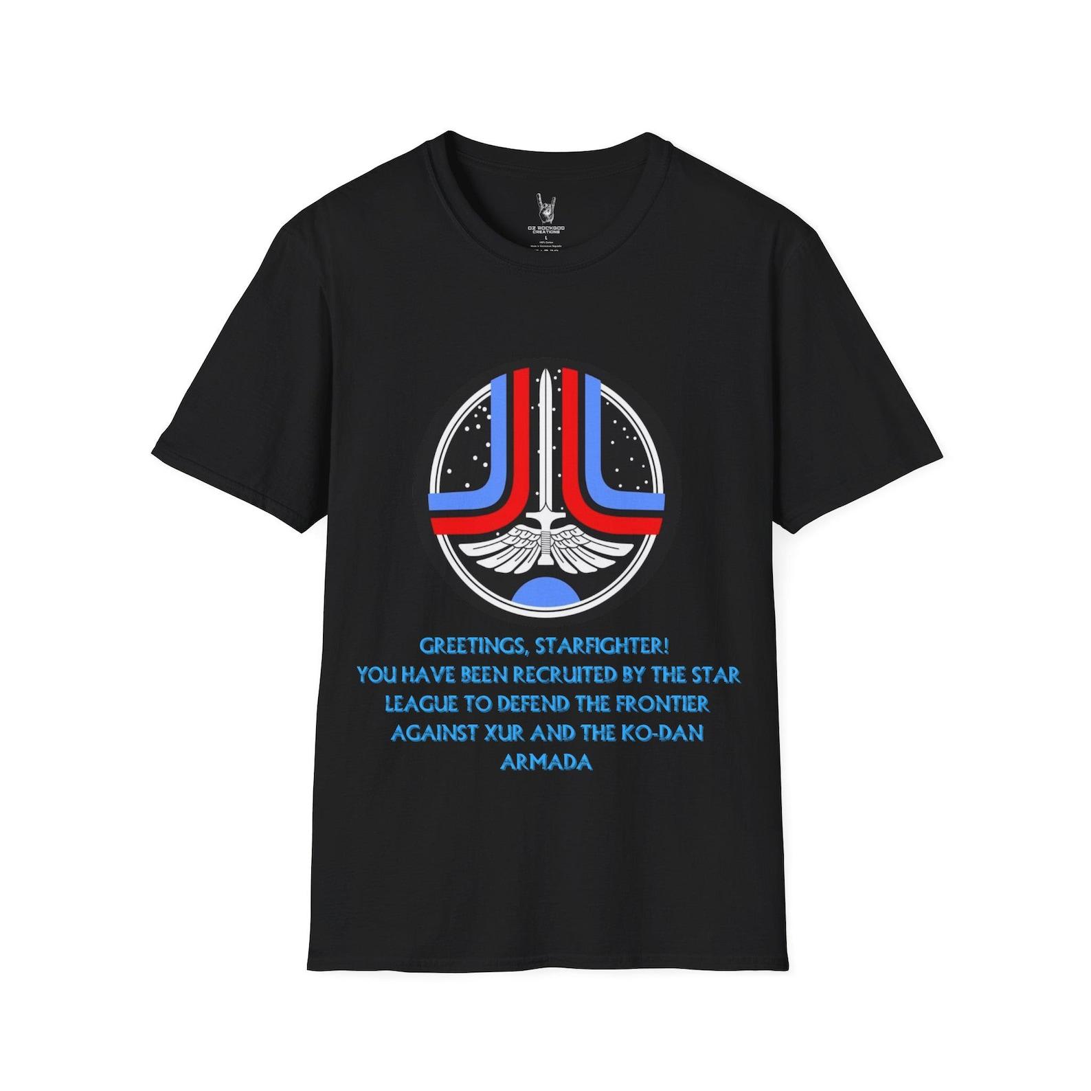 Last Starfighter Graphic Tee: Retro Sci-Fi Movie Shirt S