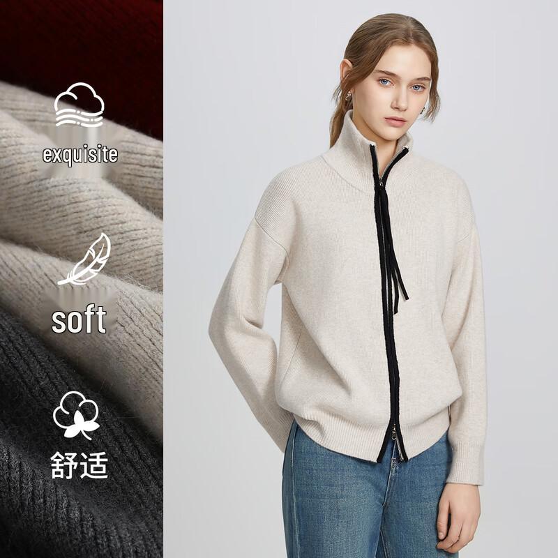 

Shetu Women s Elegant Casual Long-Sleeve Knit Sweater One Size