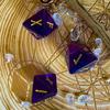 Polyhedral Dices Set with 8 Sided Design Magicals Rune Dices Divination Game Dices for Party Night Entertainment Game