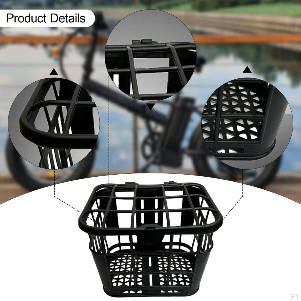 Sykkelkurv Diverse Organiser Lettvekt med Lokk Stabil Bærbar Lastbeholder for