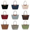 Borsa a sacchetto Leggera borsa tote pieghevole Borsa a tracolla per pendolari in nylon impermeabile di grande capacità borsa a mano