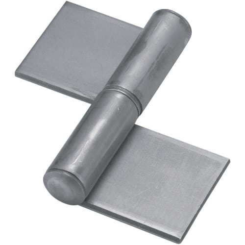 TRUSCO Steel Extra Thick Welded Flag Hinge, Left-Hand, Total Length 102mm (Pack of 4) 2000W-102L