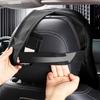 Universal Car Neck Pillow Neck Support Pillow 3D Nappa Leather Memory Foam Head Pillow for Car Pain Relief Travel Neck Support