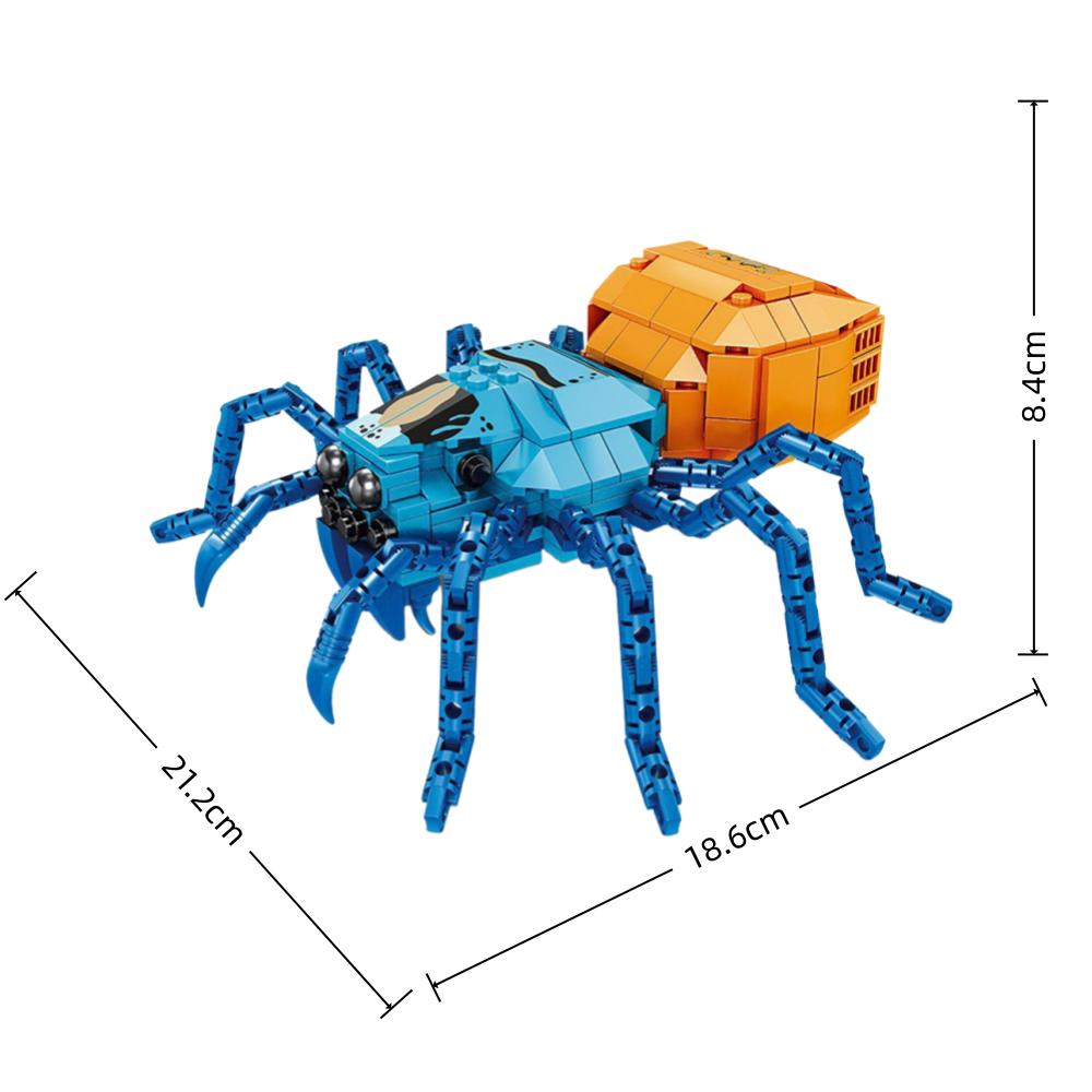 MOC Bionic Animal Figures Centipede Scorpion Spider Trilobites Building Blocks Model Set Educational Learning Toy for Kids