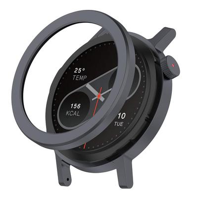 Metal Bezel + Tempered Glass Film for Watch Pro 2, Watch Case Strap Cover/Protector Shell, Solves Watch Scratches/Screen Damage