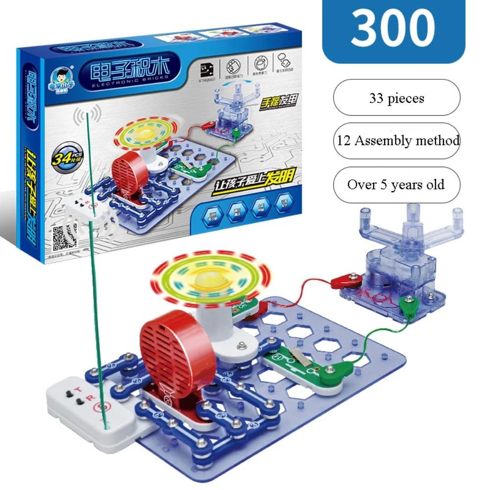 ANU Nuovo Circuito Blocco Elettronico Esperimento Scientifico Educativo Giocattoli Assemblati per Bambini Esplorazione Elettronica 8+
