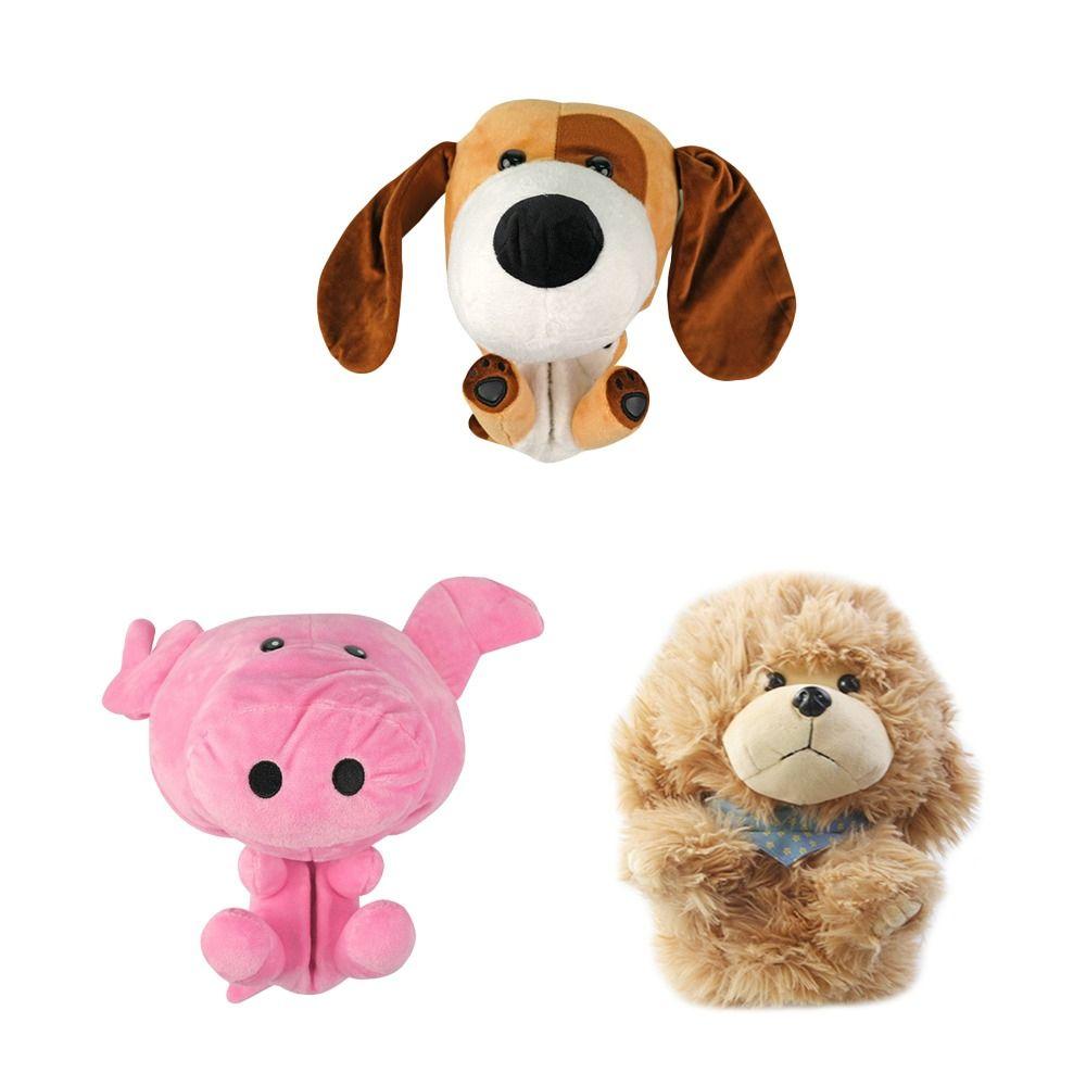 Dog/Pig/Lion Shape Golf Club Head Cover Plush Golf Club Head Protector  Golf Accessories