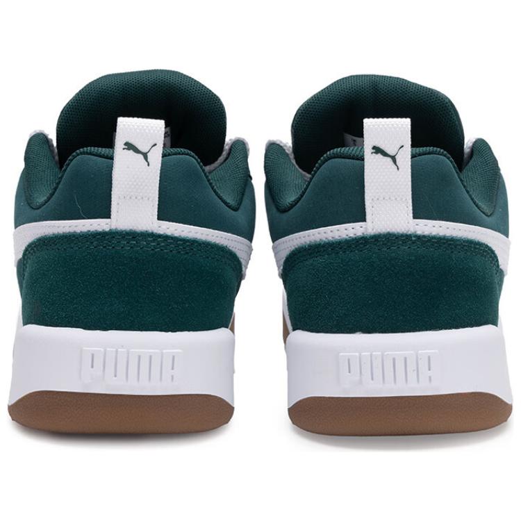 Puma Park Lifestyle Street Fashion Durable Low-Top Skate Shoes Unisex Sneaker Green White 397495-04
