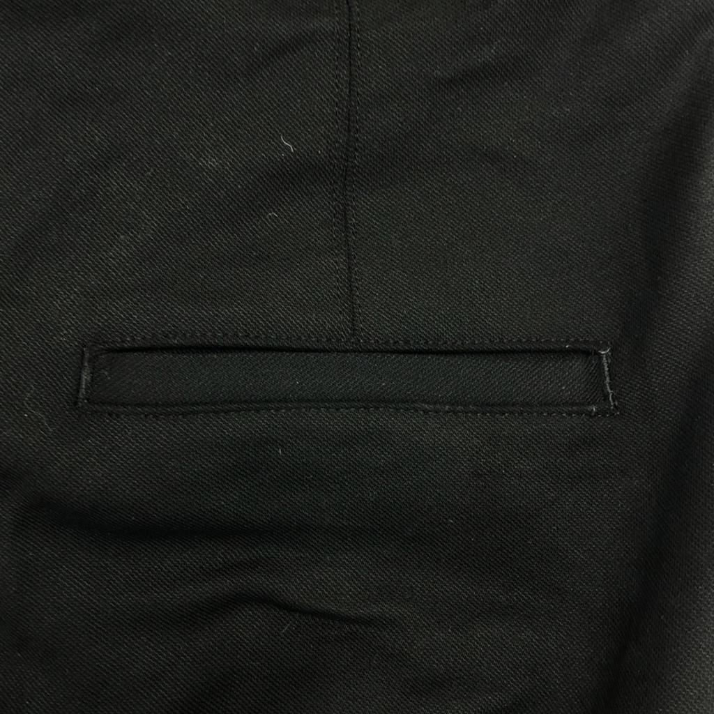 HELMUT LANG wool blend Slim pants black Zip slit at hem Women Used