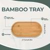 1pc/2pcs Multi-Purpose Wooden Storage Tray for Bathroom Coffee Cup Tea Cup Organizer Tray