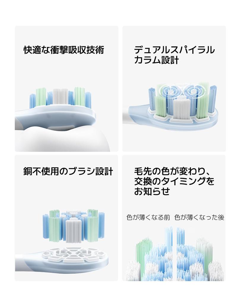 Xiaomi Oscillation Electric Sonic Dual Oscillation 3 Battery Life Toothbrush, Toothbrush, Angle, Modes, Type-C Port, 180-Day (White)