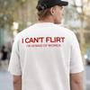 Funny Introvert Shirt I Cant Flirt Im Afraid of WoUnisex Socially Awkward Shirt Funny Dating Humor Tee Shy Guy Shirt Tops