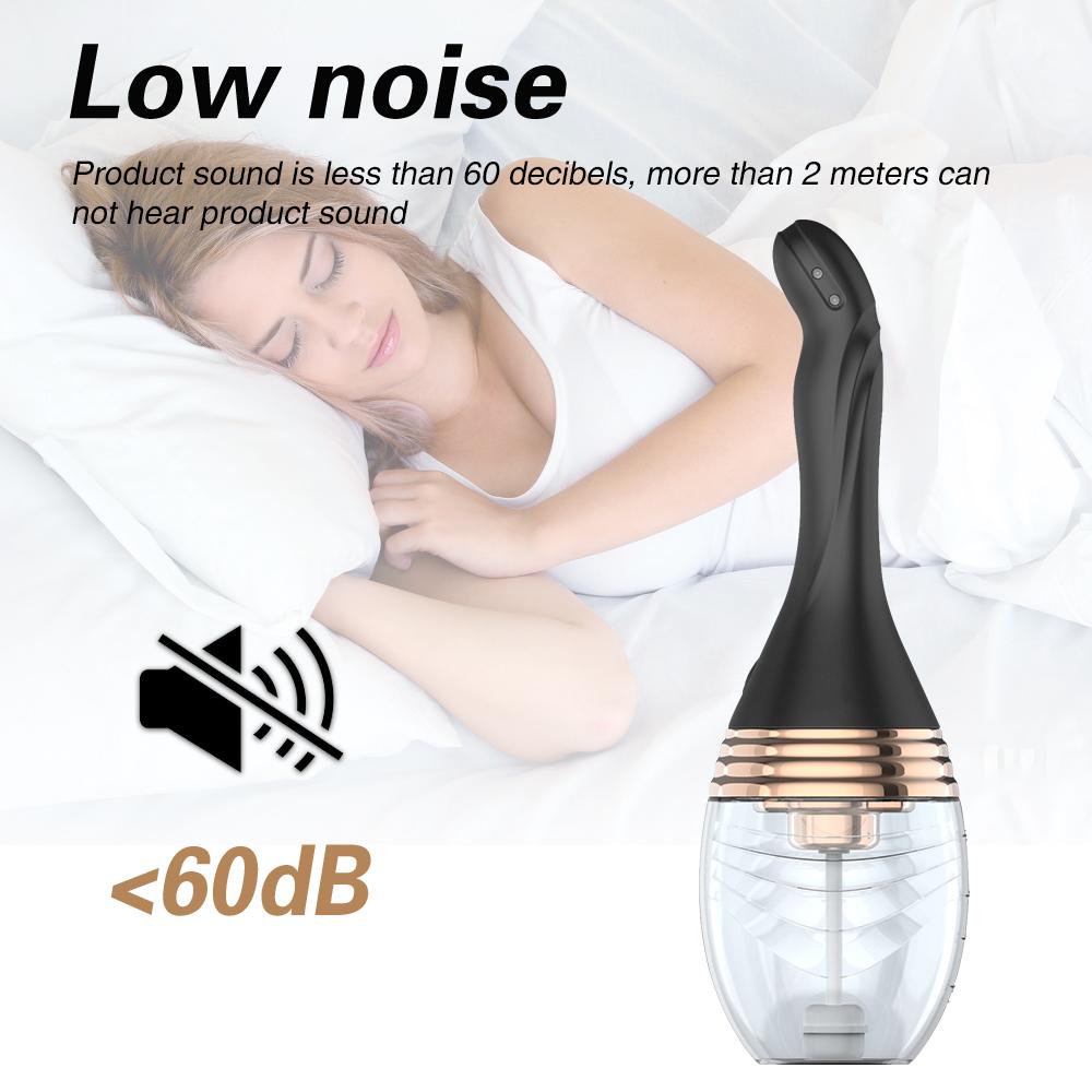 Electric Silicone Anal Cleaner Enema Cleaning Container Vagina Douche Cleaner Enema Bulb Syringe Health Hygiene Sex Woman Man