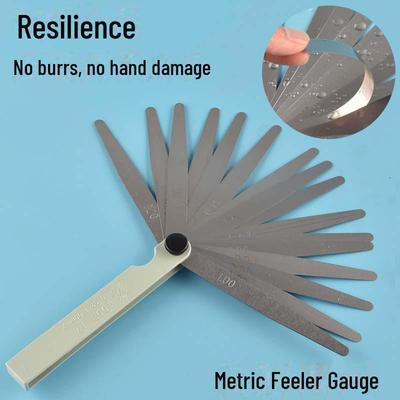 Jinghua Precision Feeler Gauge for Valve, Plug, Plate, Race, Thickness - 6 Pieces