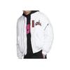 Jordan Jaqueta Masculina Wings MA-1 Estampa de Logo Quente Casual Manga Longa Gola Baseball Branco AV2599-100