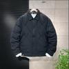 Mens Lightweight Short Down Jacket Winter Trendy Turn-down Collar Warm Coat