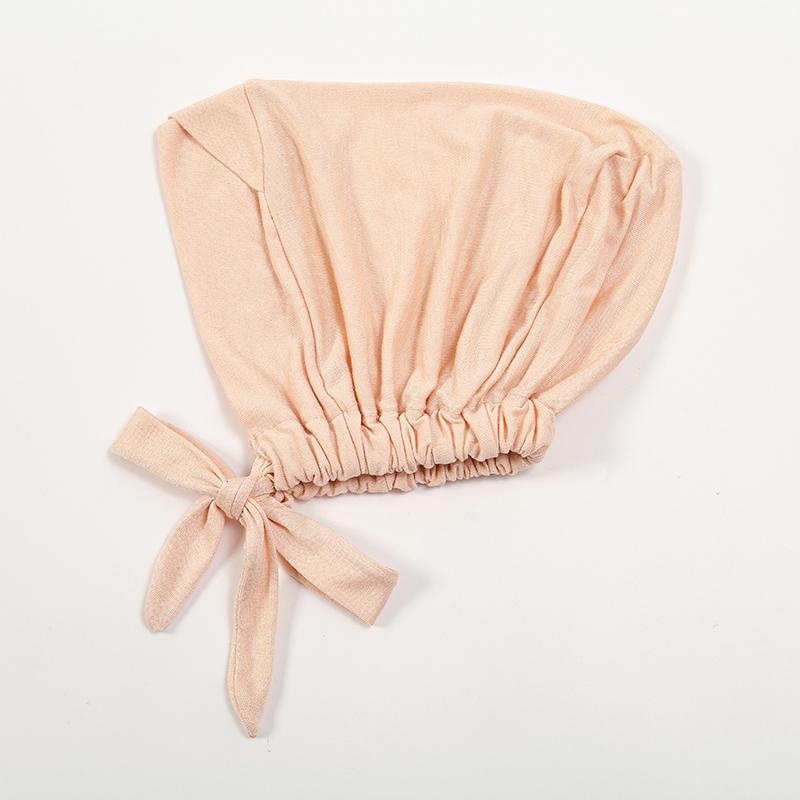 Cotton Forehead Cross Inner Cap Tie Back Muslim Under Scarf Cap Jersey Under Hijab Bonnet Femme Musulman Turbante Mujer Headband