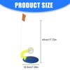 6pack Ice Fishing Gear with Durability Sleds Base and Fishing Flags for Enhances Outdoor Angling Experience