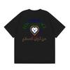 Casablanca Streetwear T-Shirt Men Women Loose Fit Short Sleeve Casual Tee High Street Style
