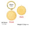 EUEAVAN Giudaica Stella di David e Simbolo Chai Portachiavi Acciaio Inossidabile Ebraico Portali a Casa Ora Portachiavi Je Amuleto Gioielli
